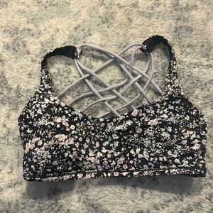 Lululemon Floral Sports Bra